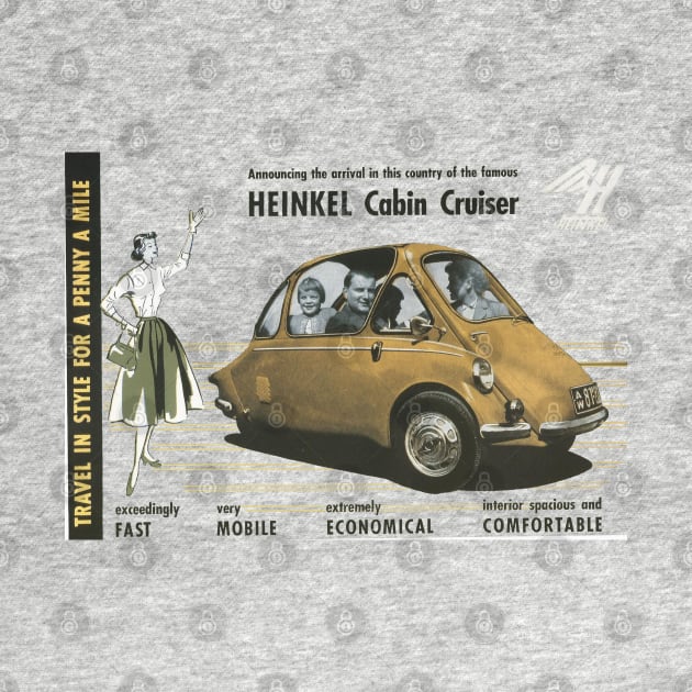 HEINKEL BUBBLE CAR - advert by Throwback Motors